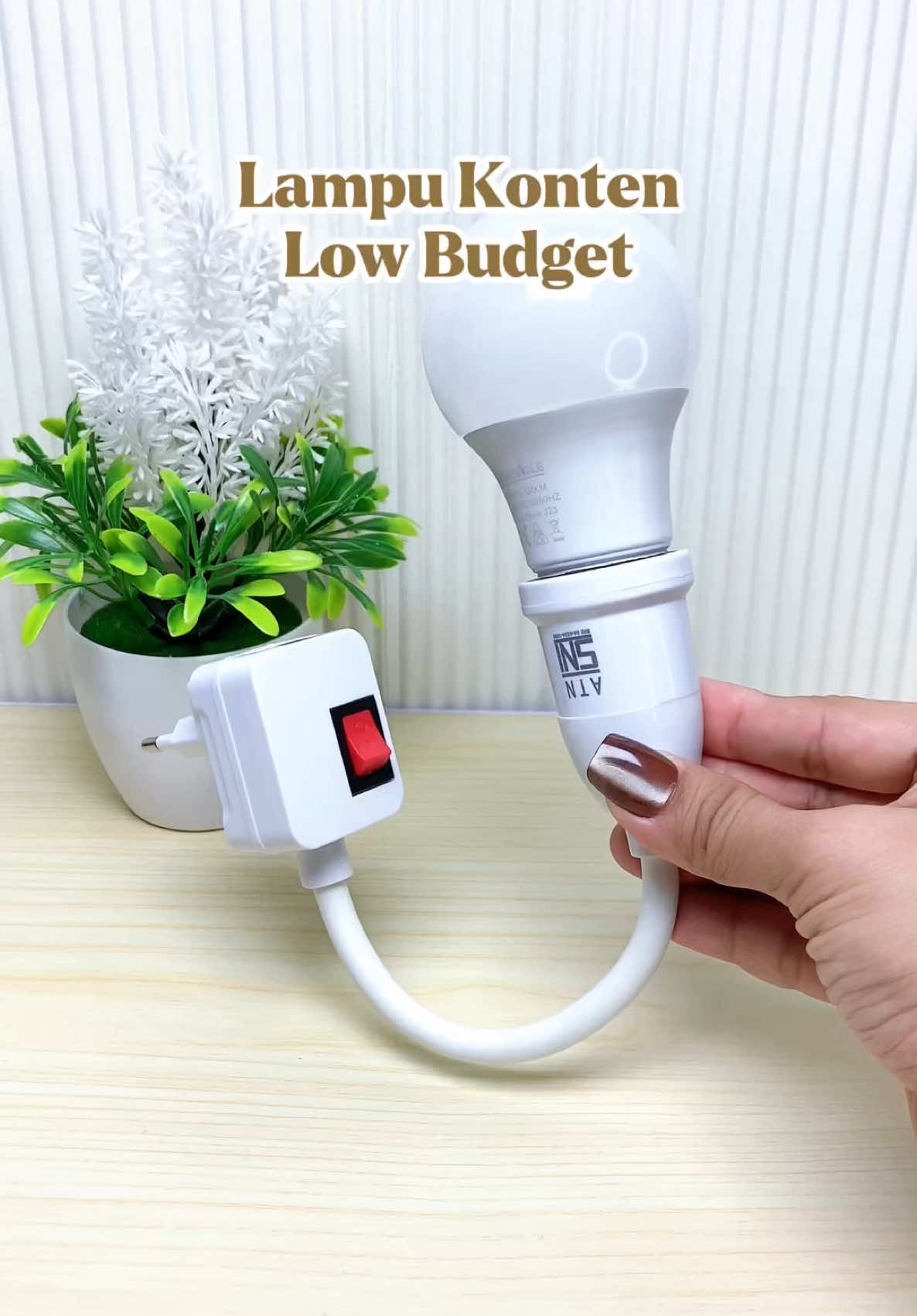 Bisa buat lampu konten ni 😅 #fittinglampuflexible #fittinglampu #lampukonten #lampu #lamputidur 