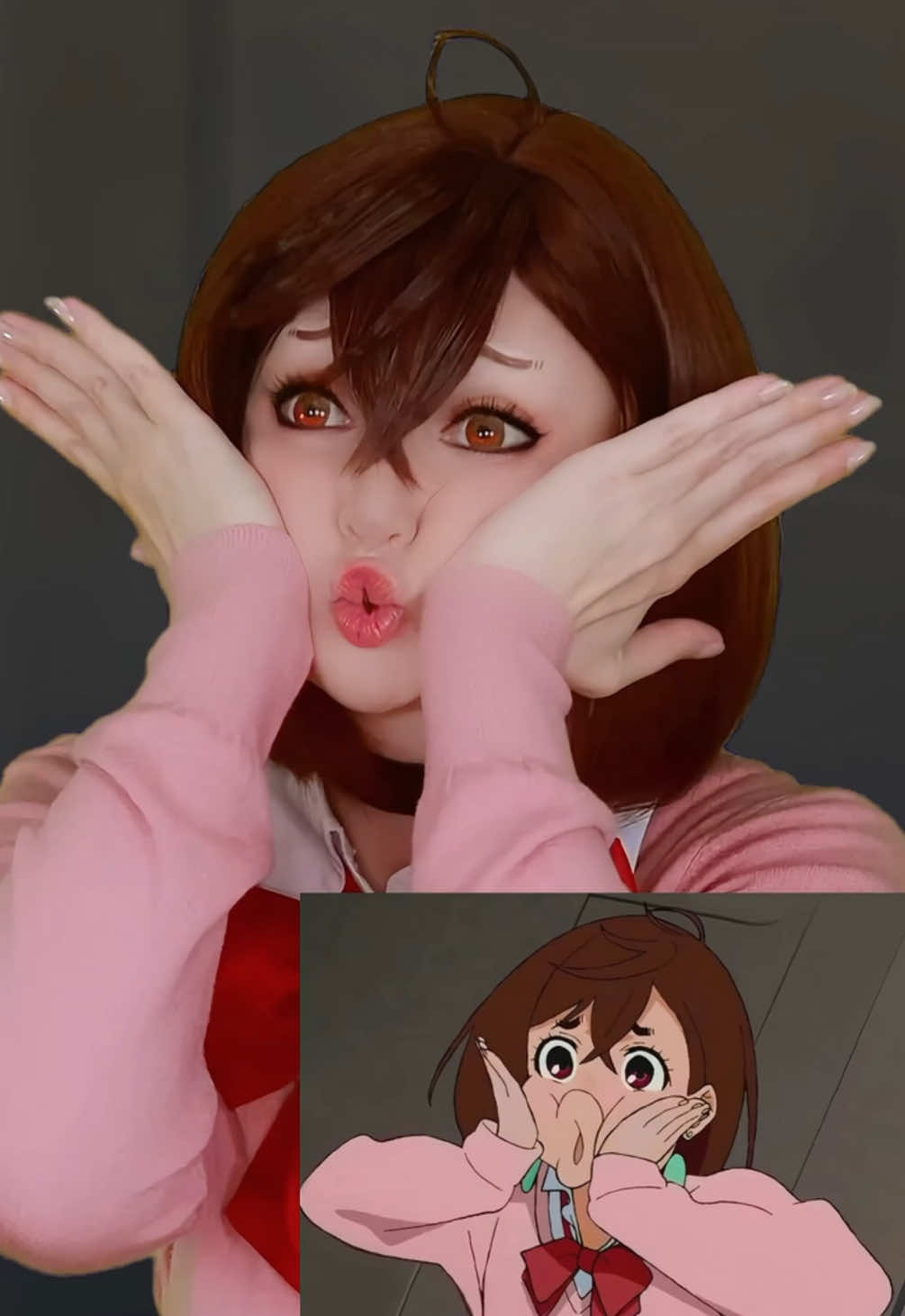 Momo’s expressions are the best (≧▽≦) #dandadan #dandadancosplay #cosplay #momocosplay #funny #expectationvsreality #momoayase 