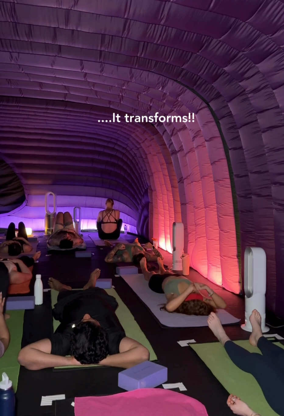 When a space transforms into sanctuary 💜 #glasgow #yogaglasgow #yogastudio #glasgowyoga #sanctuary #ho#hotpodyogaglasgow 