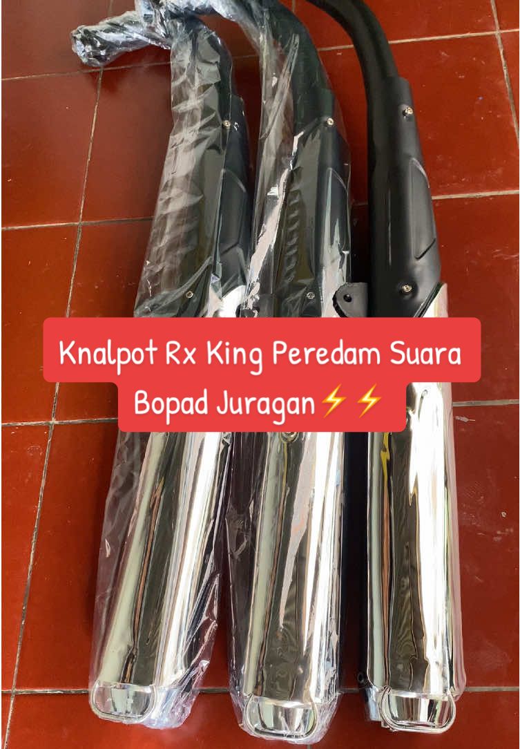 Knalpot Rx King Peredam Suara Bopad ⚡️⚡️ #knalpotrxking #knalpotking #knalpotperedamrxking #knalpotrxkingperedamsuarabopad #knalpotrxkingperedam #bopadbobokanpadang 