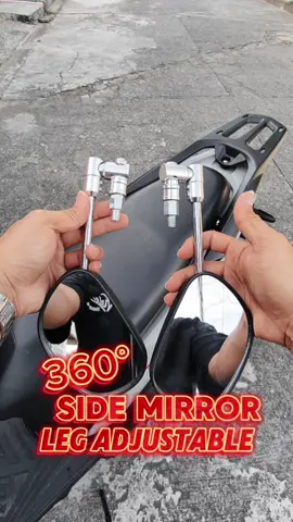 360° Rotation Side Mirror Leg for motorcycle #sidemirror #360sidemirror #adjustablesidemirror #foldingsidemirror  #rotatingsidemirror #motorcyclesidemirror #armsidemirror #rotatingmirror #adjustablemirror #adjustablesidemirror #fyp #foryou #motorcycleaccessories #akositopeth 