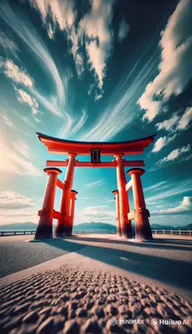 鳥居の神々しさには力がある。 #ai #おすすめ #風景 #絶景 #神社 