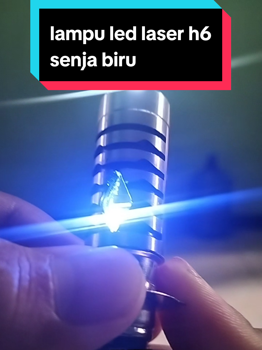 lampu led laser soket h6 cocok untuk motor bebek dan matic senja biru #rekomendasi #lampuled 