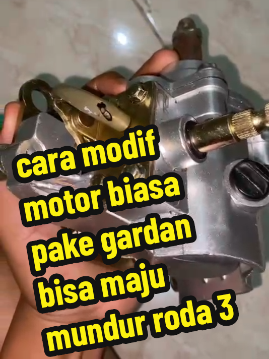 mobil mesin motor bebek gear box maju mundur roda tiga 3 mini truck mini jeep modif gardan