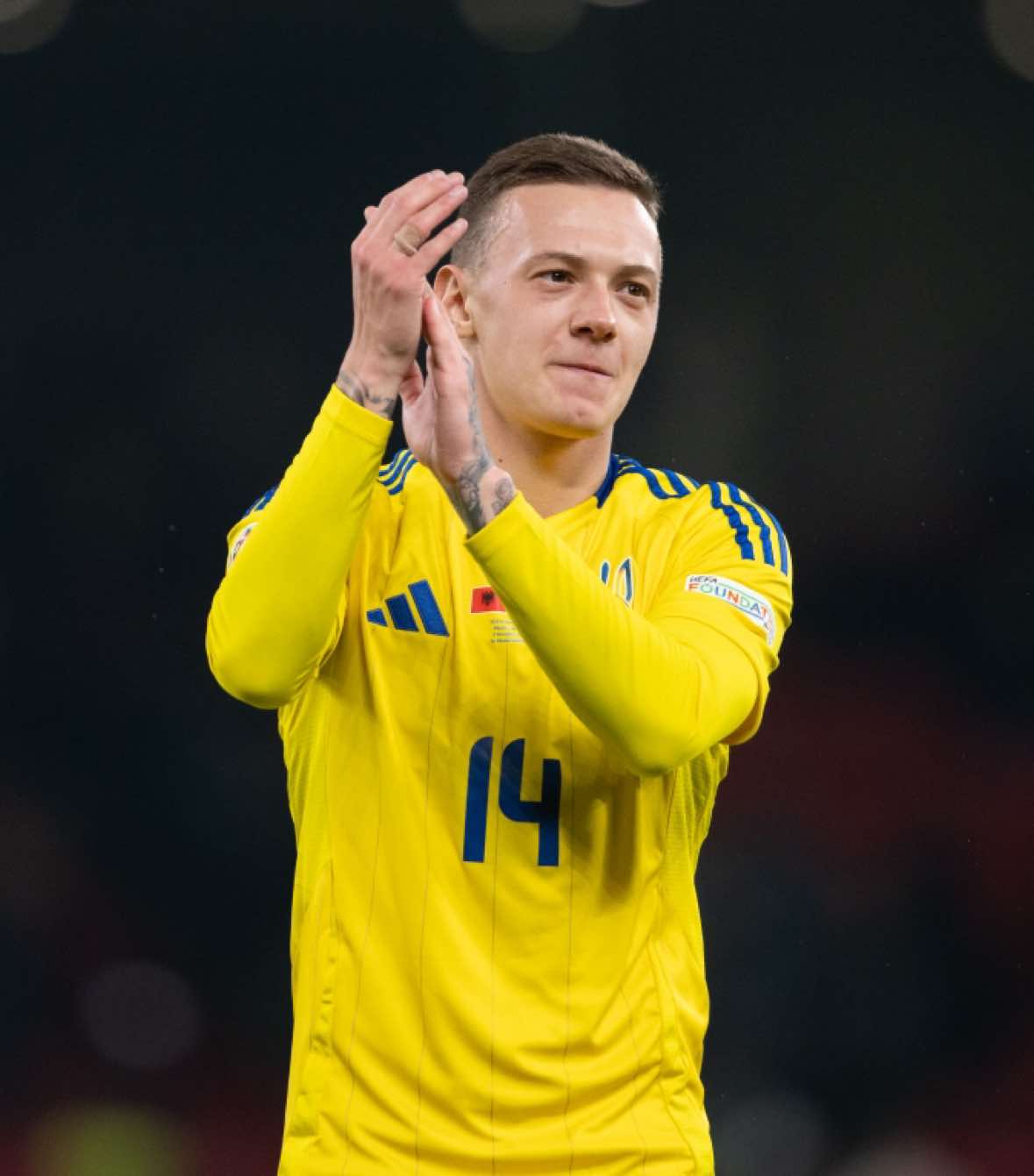 Назаренку - 25! Вітаємо, Сашко 🎂 #збірнаукраїни #футбол #uafukraine #збірна #назаренко 