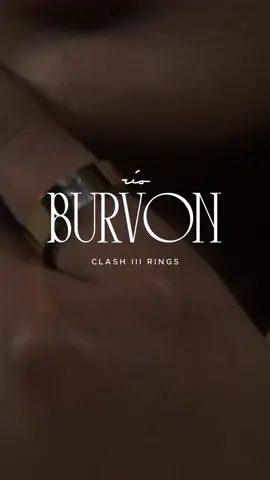 Clash Collection III rings? Oh, they’ll have your fingers looking like priceless pieces of art. #burvon #burvonaccessories #burvonrings 