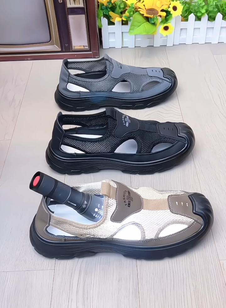 Sepatu Sandal Pria Sepatu Casual #fyp #sepatukekinian #sepatumurah #sepatupria #sepatucasual 