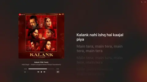 Main Tera.. #fyp #foryoupagе #desi #bollywoodsong #tiktokpakistan #pakistani #dontletthisflop #dontunderreviewmyvideo #desitok #songlyrics #lyrics_songs #lyrics_songs #kalank #arijitsingh 
