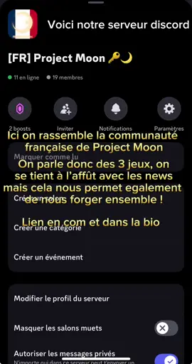 N’hésitez pas à rejoindre : https://discord.gg/Jpg3hFKgRW #pourtoii #projectmoon #pourtoi #ProjectMfr #discord