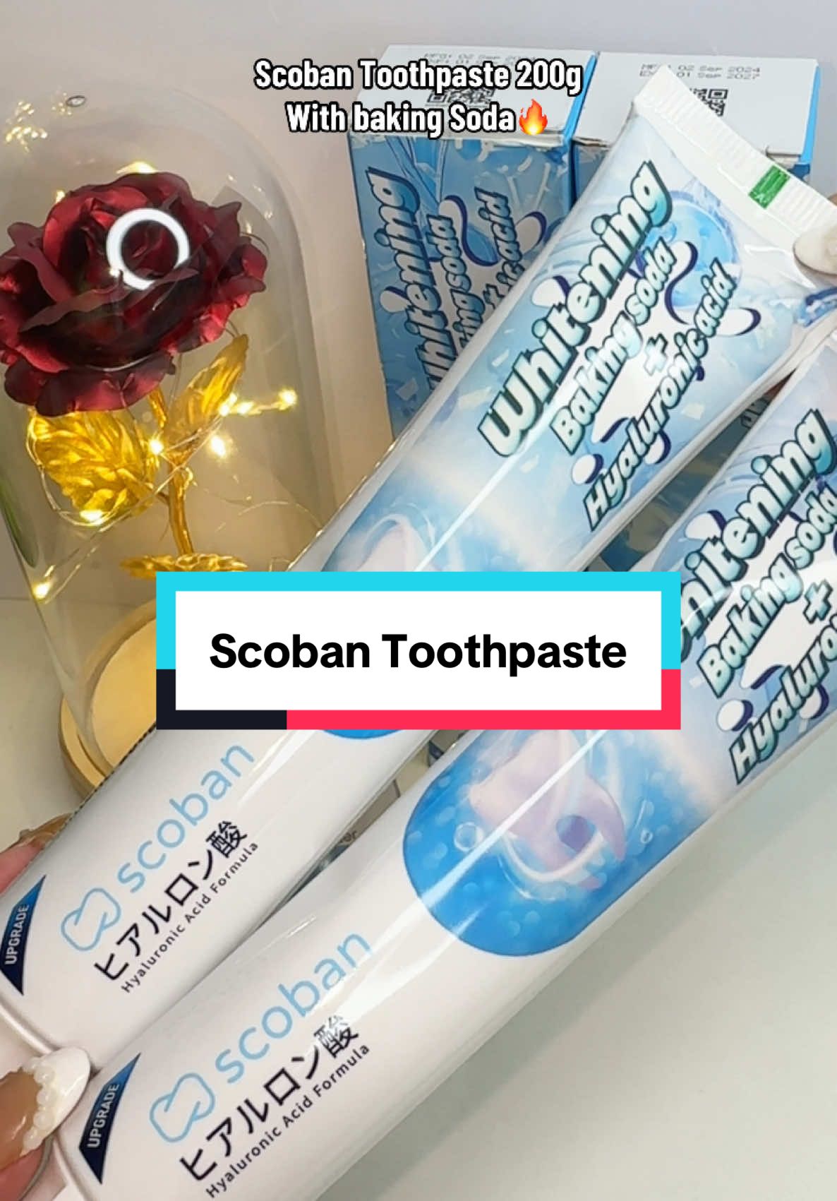 Scoban Toothpaste teeth Whitening #scoban #toothpaste #bakingsoda #fyp 