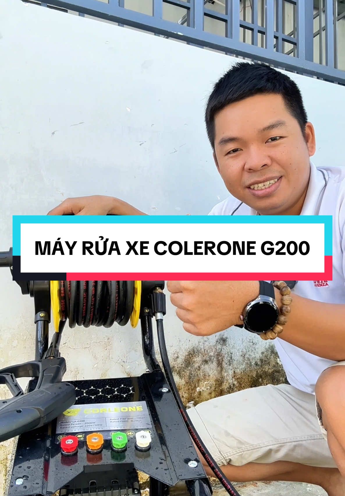 Máy rửa xe Colerone G200 2400w #nvty75 #mayruaxe #mayruaxecaoap #mayruaxeapluccao #soeasy @Anh 4 Bán Điện Máy 