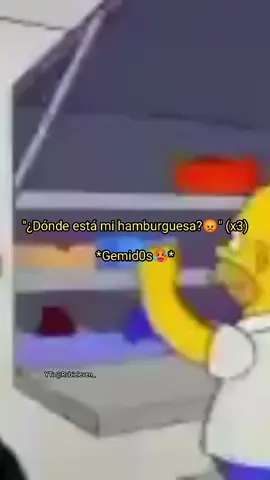¿Donde esta mi hamburguesa? 😡 #thesimpsons #homerosimpson #tiktokviral #2025  shorts_rubieleven_rubi