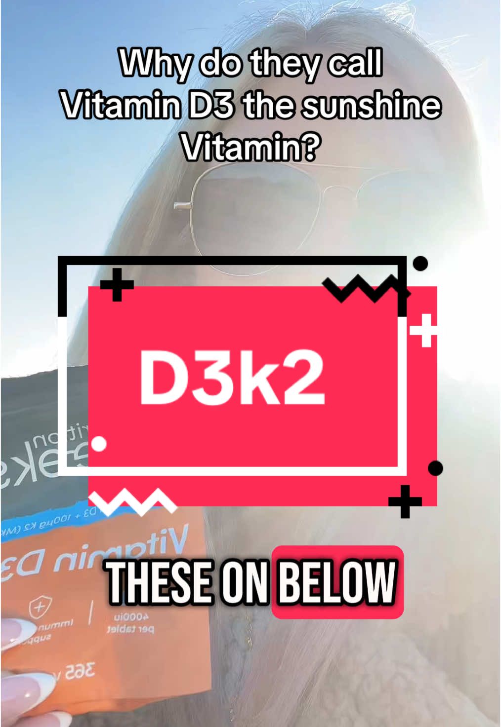 You need to take vitamin D3 supplements, especially in autumn and winter #d3k2 #supplimentsthatwork #nutritiongeeks 