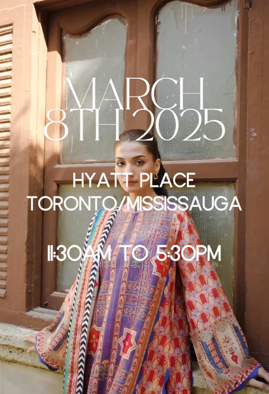 Join us for an exclusive @Sania Maskatiya Ramadan trunk show! Come shop resort wear, luxury pret and formals collections!  #pakistaniclothing #desifashion #saniamaskatiya #toronto 