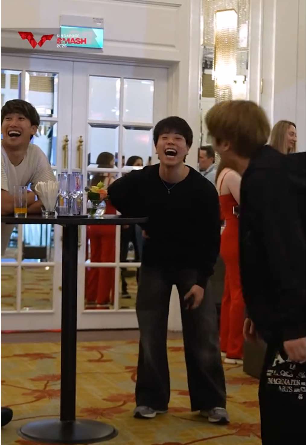 Feathered shuttlecocks, friends and fun 🌟 #SingaporeSmash #TableTennis