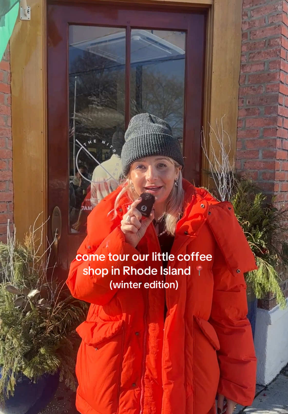 POND AVE WINTER TOUR 📍❄️☕️🤭 #rhodeisland #newportri #providenceri #coffeetok #supportsmallbusiness #coffeeshop #espresso #baristatok #coffeetiktok #icedcoffee #latte #newengland 