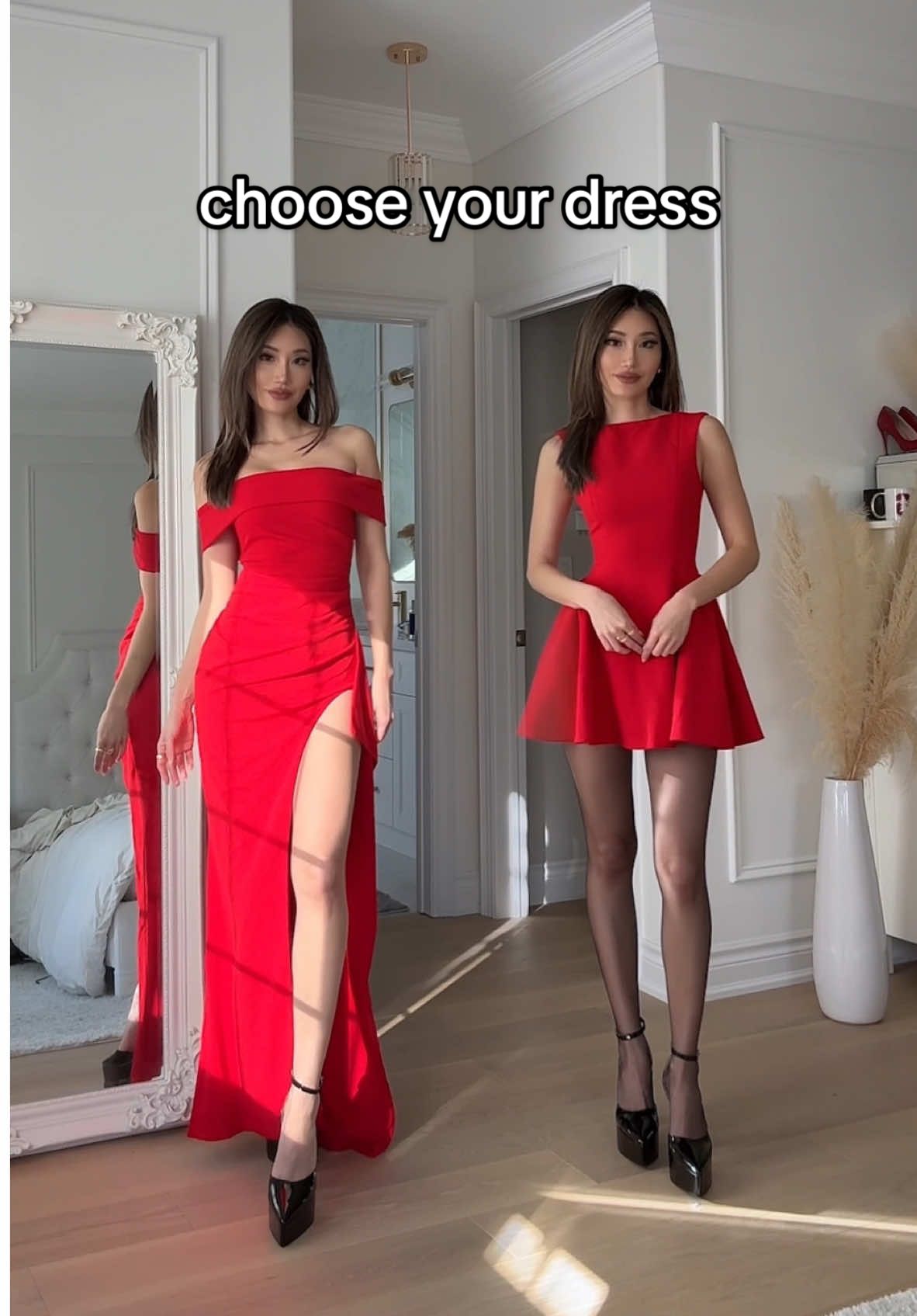 Dress Iinks in bio! Maxi or mini? 🌹 IG/XHS @kerina.wang @Babyboo #dress #valentine #fypp #girls 
