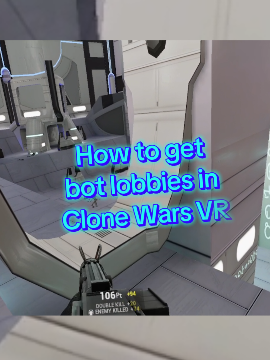 How to get into actual bot lobbies.  Bots are a work in progress. For the time being they are only available in single player lobbies. #contractorsvr #clonewars #virtualreality #vrgame #starwars #outnumbered #battlefront2 #gaming #botlobby #botlobbies #bot 
