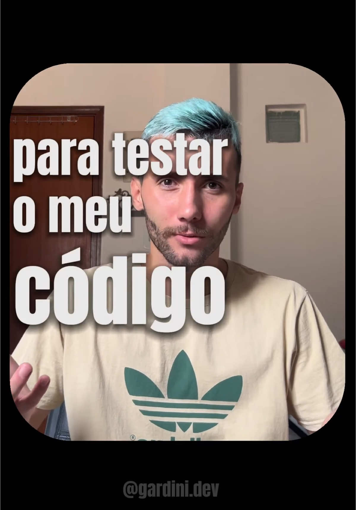 Não me peça pra testar o meu código. #hopecore #frontend #dev #backend #qa #teste #meme #humor