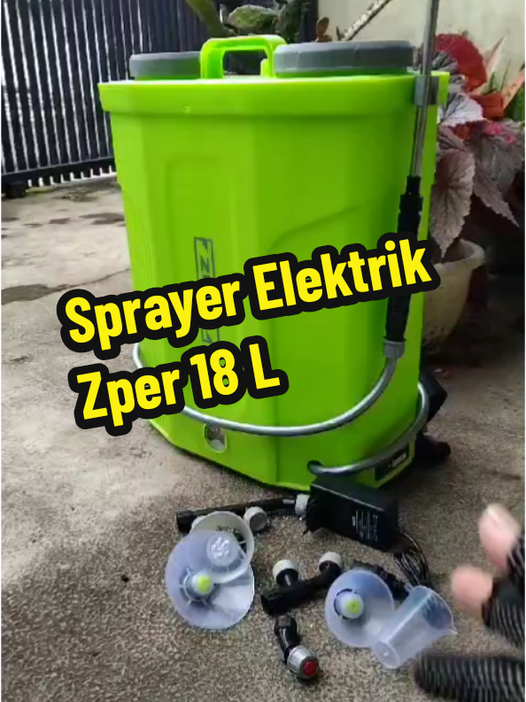 Sprayer Elektrik Zper kapasitas 18 liter #sprayerelektrik #semprotanelektrik #semprotanpertanian #alatsemprotpertanian 