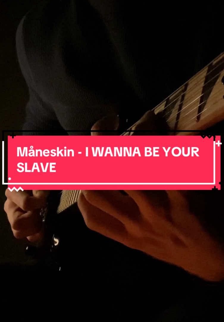 I wanna be your slave electric guitar cover💫 #guitartok #electricguitar #guitarcover #guitar 