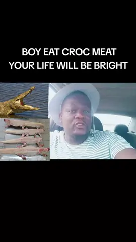 crocodile meat, best for man.
