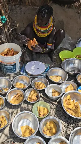 Turkana Tribe Equal Sharing Of Food#Africa 
