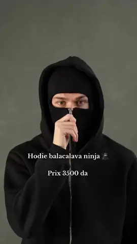veste balaclava ( veste cagoule ) , veste Ninja unisexe 😍المقاسات S M L XL , 58 ولاية 🇩🇿الدفع عند الاستلام 💵 #jogger #jogging #sweatshirt #hoodie #trackpant #ninja #ninjahoodie #tracksweatpant #dzpower #algeria #algerieteam#CapCut #ninja #bacalava #vaste 