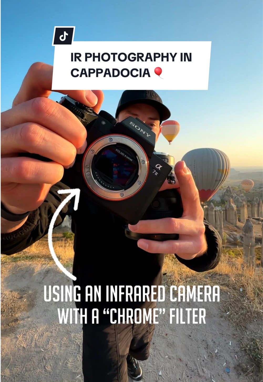 IR Photography in Cappadocia! What an incredible place to shoot! Have you been here? ✌🏼📸🇹🇷 #irphotography #sonyalpha #photomagic 