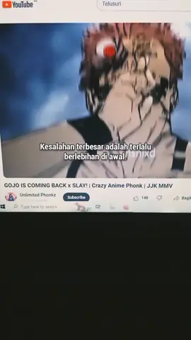 #anime #quotes #katakata #fypage #sadstory #jujutsukaisen #fyp 