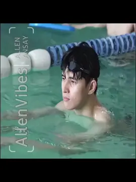 enough muna of an angsty xavier ito muna yung @Allen Ansay na nag e-enjoy sa training nya in preparation for his role as the astig varsity swimmer 😍🩵🩵🩵 #AllenAnsay #Starstruck1stPrince #prinsesangcityjail 