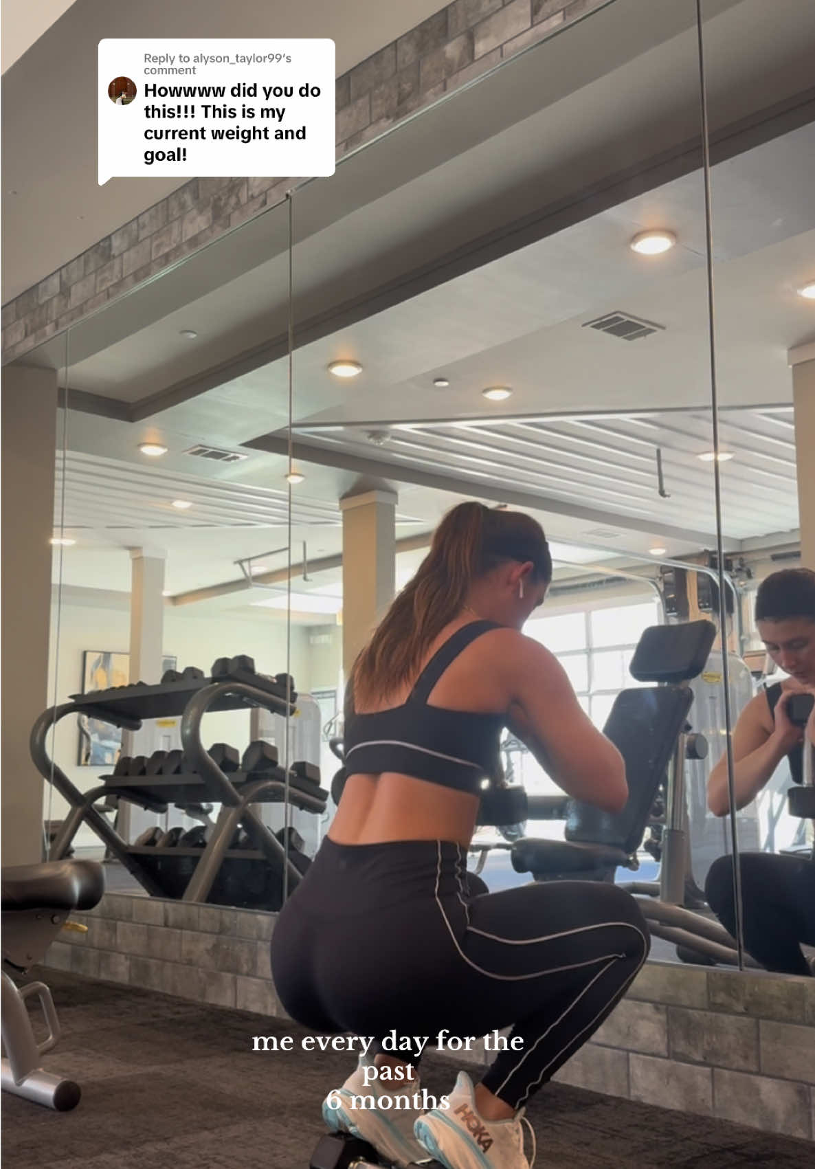 Replying to @alyson_taylor99 one of the many Heather Robertson videos I do on YT every day! This was lower body focused day:) @Heather Robertson … don’t check my form still new to this🤣