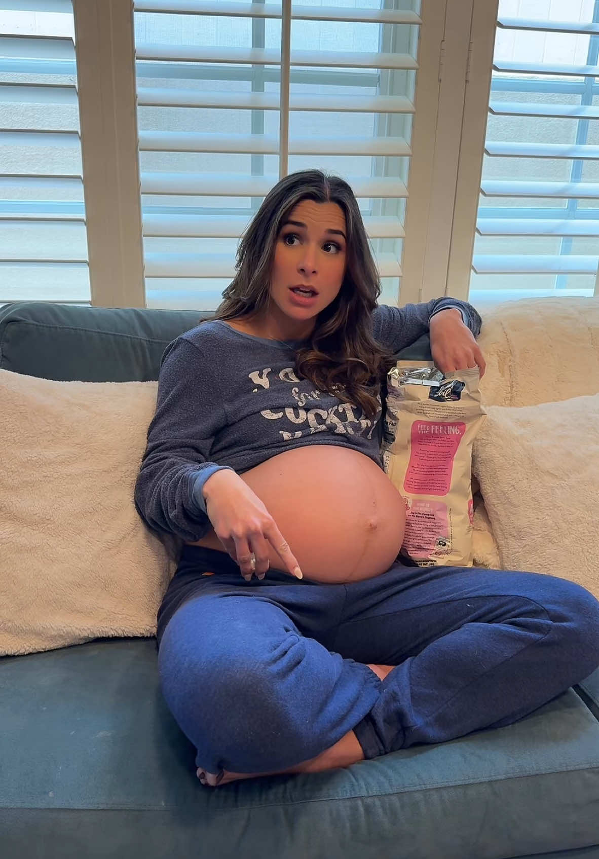 Whatever you do…do not all a woman 9 months pregnant a big baby 😂😂😂 #thirdtrimester #pregnanttiktok #husbandwifecomedy #couplescomedy @Matt Leinart 