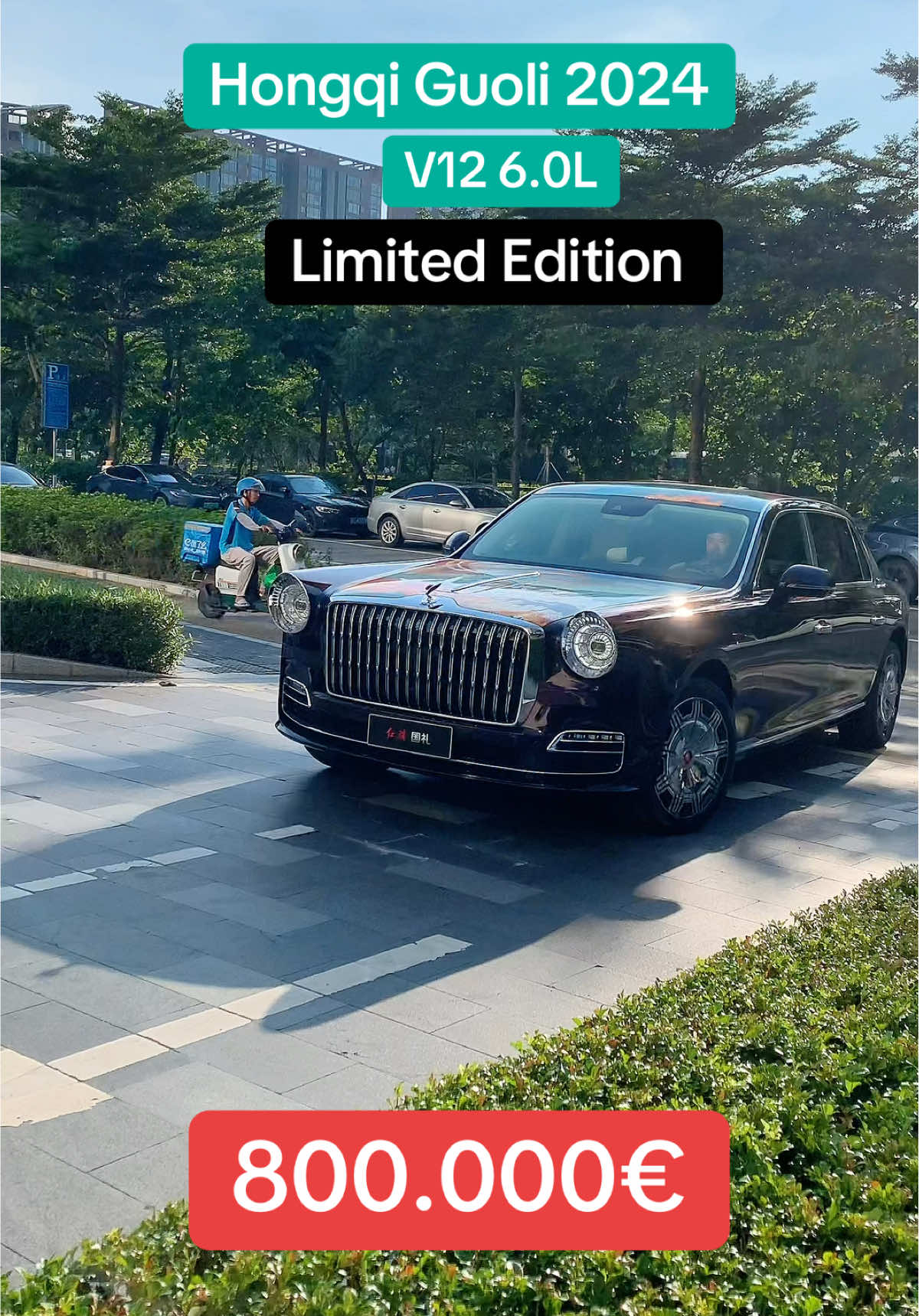 Hongqi është një markë luksoze kineze e prodhuar nga FAW Group, e njohur për prodhimin e automjeteve prestigjioze për zyrtarët e lartë dhe ngjarje shtetërore. Modeli Hongqi L5, i prezantuar fillimisht në vitin 2014, është një limuzinë luksoze me dizajn retro, e cila shërben si flamurtare e markës në tregun kinez. Ky model është i pajisur me një motor V12 6.0 litra, i zhvilluar në mënyrë të pavarur nga Hongqi, që prodhon rreth 300 kW (400 kuaj fuqi) dhe 550 Nm çift rrotullues.   #Hongqi #HongqiGuoli #HongqiL5 #LuxuryCars #ChineseLuxury #CarEnthusiast #ExoticCars #LuxurySedan #CarLovers #V12Engine #SuperLuxury #RareCars #AutoLuxury #CarPassion #LuxuryLifestyle #ChinaCars #DreamCar #LuxuryLife #MillionDollarCar #Exclusive #CarTikTok #CarSpotting #ViralCar