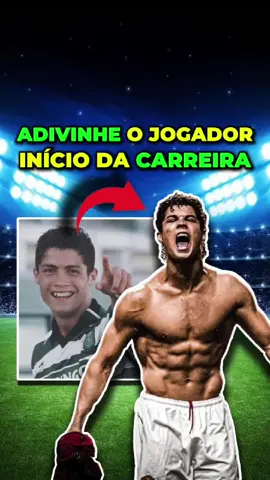 Consegue adivinhar os jogadores no início da carreira? 🤔 #quiz #futebol #desafios 