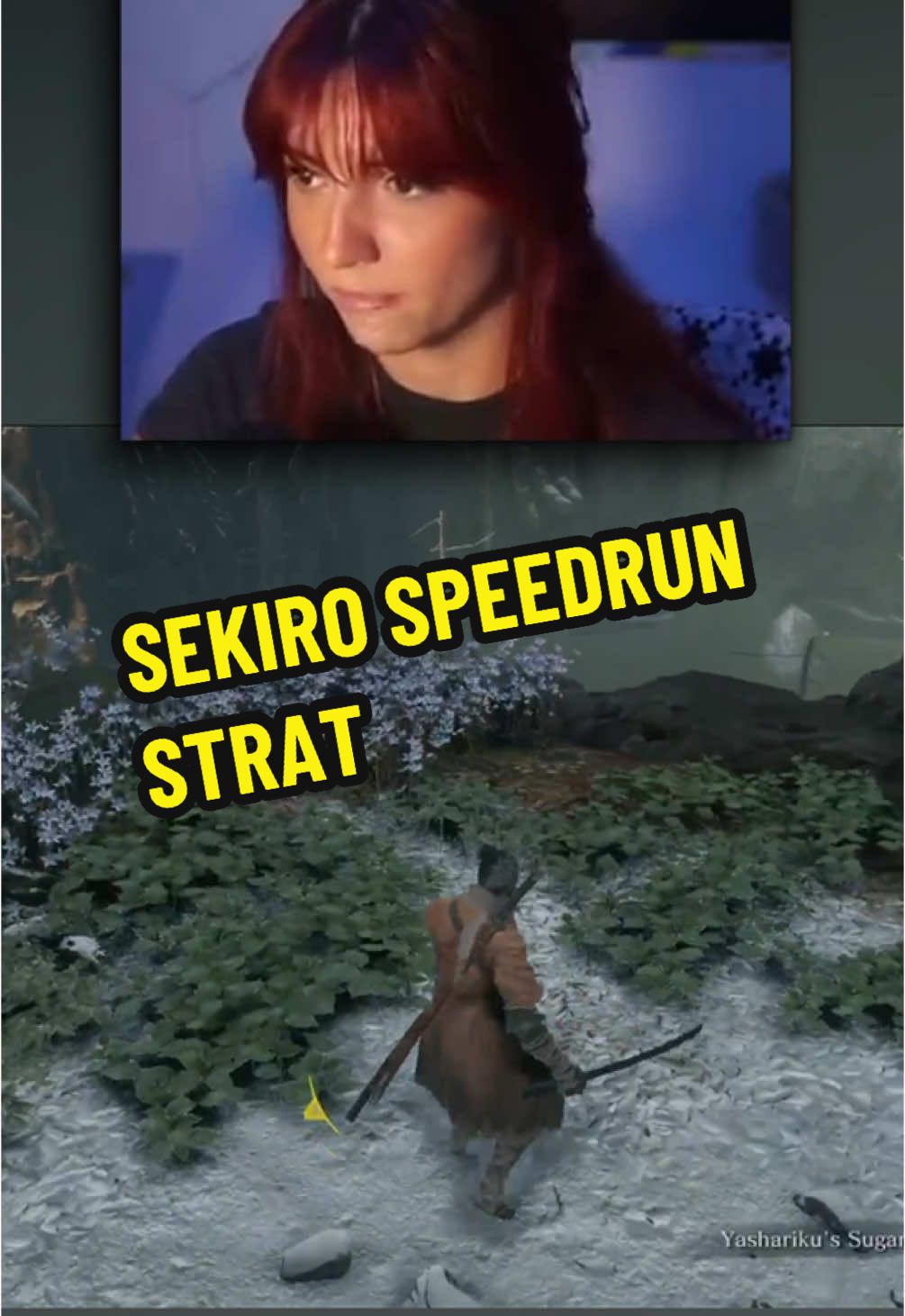 Can you guys do this? #ape #guardianape #sekiro #speedrun #speed #speedrunner #darksouls #souls #soulsgame #fromsoft #fromsoftware #parkenharbor #streamer #twitch #soulslike #videogame #game #eldenring #secret 