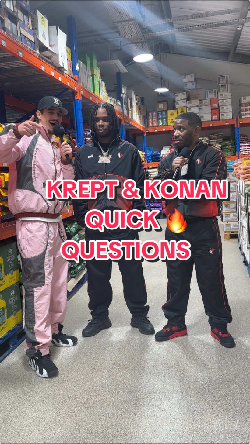 @Krept @Konan QUICK FIRE QUESTIONS #kreptkonan #interview #SOUTHLONDON #RAPPER #QUICK #FYP #UKRAP