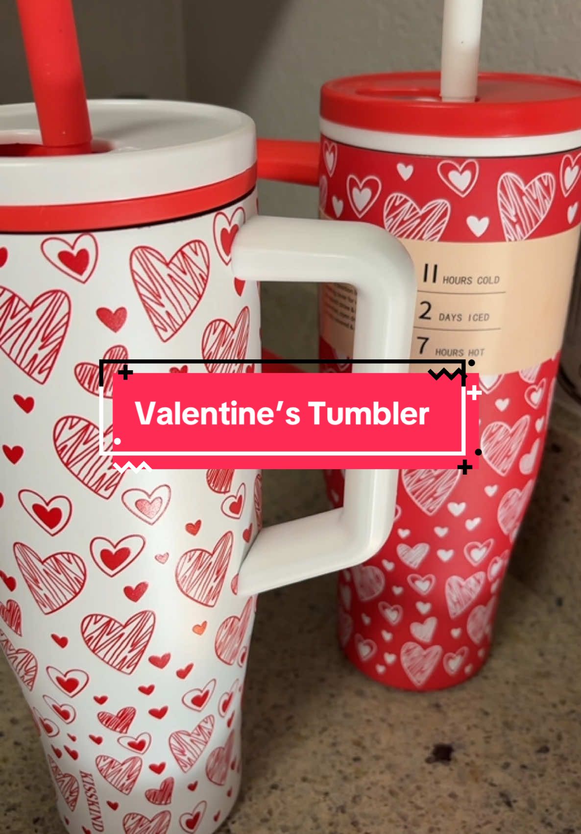 Valentine’s Day tumbler #TikTokShop #ttstakeover #tiktokshopcreatorpicks #tiktokshoploveatfirstfind #tiktokmademebuyit #ValentinesDay #valentines #valentinesdaygift #tumbler #valentinestumbler 