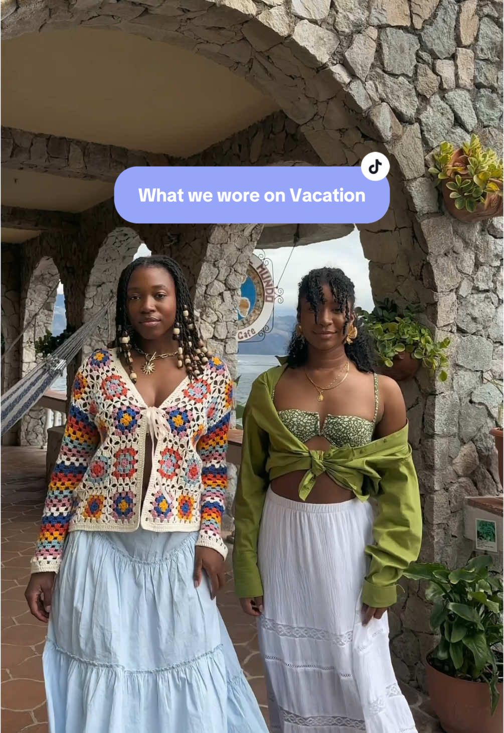 Just 2 girls who love fashion & travel ✨ inspo from @Skylar Marshai #nylahstravels #outfitroundup #vacationoutfits #outfittransition 