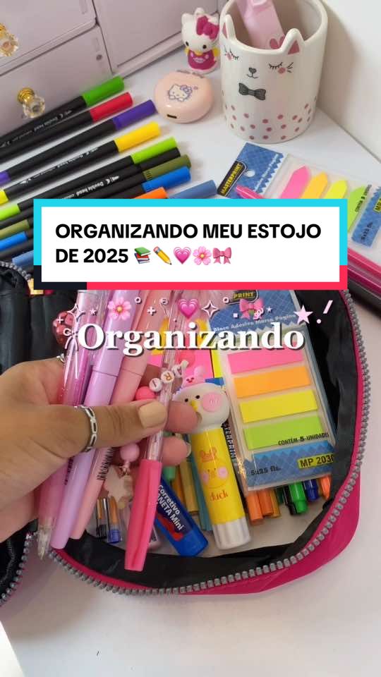organizando meu estojo de 2025! 💗 #fyp #materialescolar #organizando #estojo #organizandoestojo #materialescolar2025 #voltaasaulas #itgirl #viral #escola #escolapublica #materialgirl #2025 #material #escolar #school #schoollife #materialescolar #itgirl #entregatiktok #fyy #escola #aula #aulas #study #studytok 