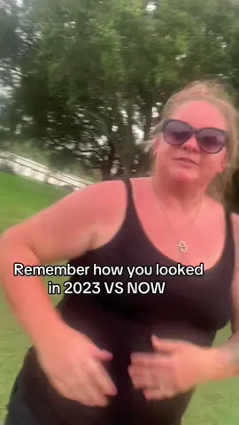 What a difference a year makes ! #fyp #lockjaw #challenge #trending #weightloss #GlowUp #over40 #transformation #foryoupage 