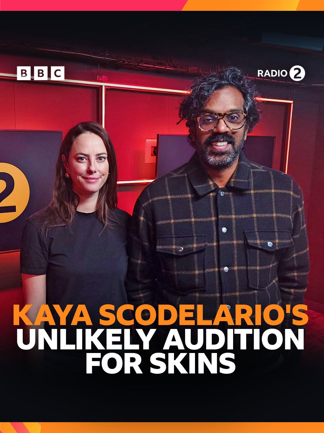 When a 'Let's take a look' moment changes your life... 🎭 Kaya Scodelario with Romesh on Saturday - listen back in full on BBC Sounds! 🧡🎧 #kayascodelario #skins #romeshranganathan