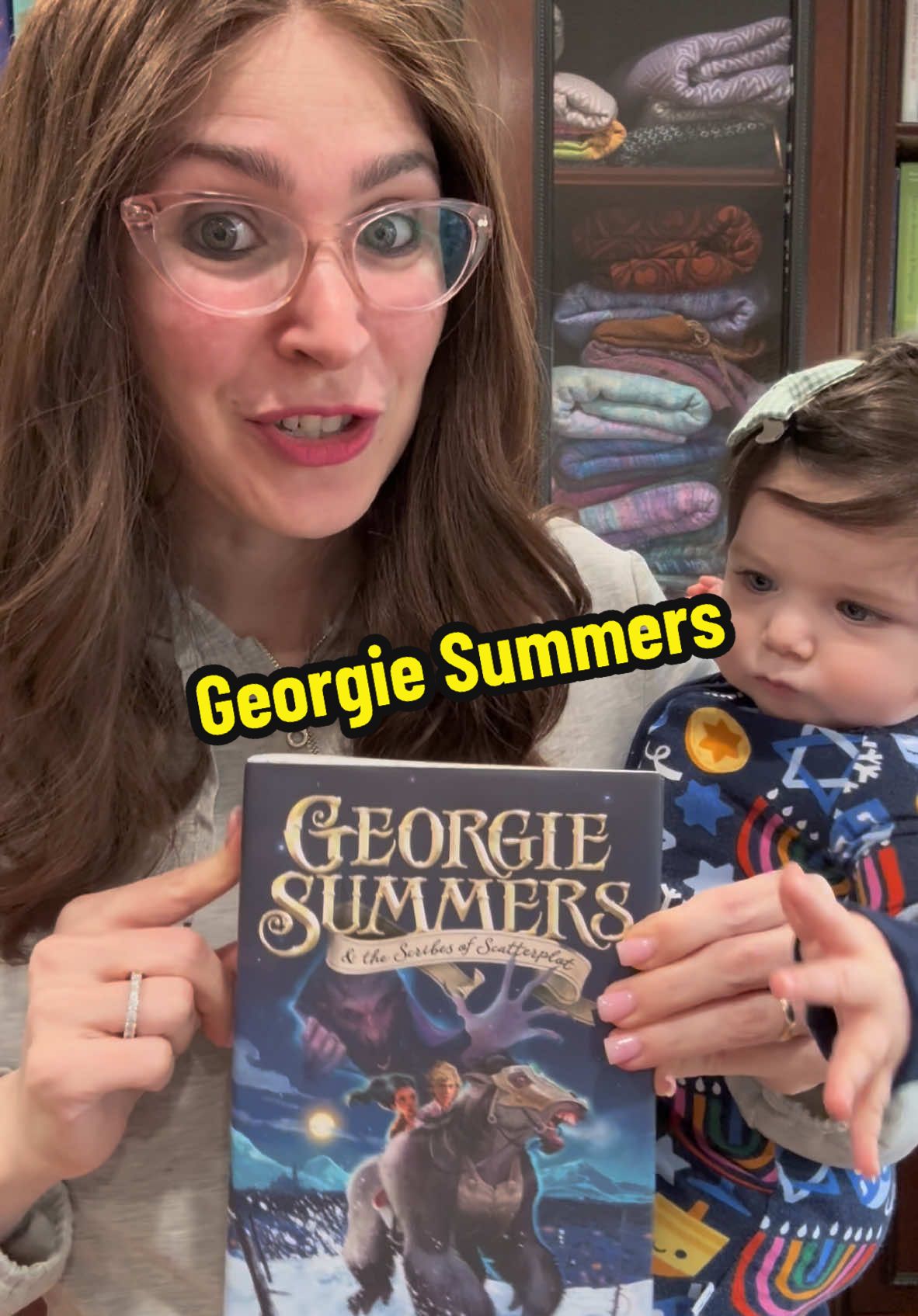 This is the book we’ve been waiting for! The first edition hardcover comes with amazing bonus features, including a secret code-breaking alphabet AND a chance to win incredible prizes. @isaacjordan #ad #GeorgieSummers #JewishFiction #OrthodoxJewishMom #CleanReads #FantasyBooks #MiddleGradeBooks #JewishAuthor #Bookstagram #KidLit #JewishMoms #OrthodoxLife