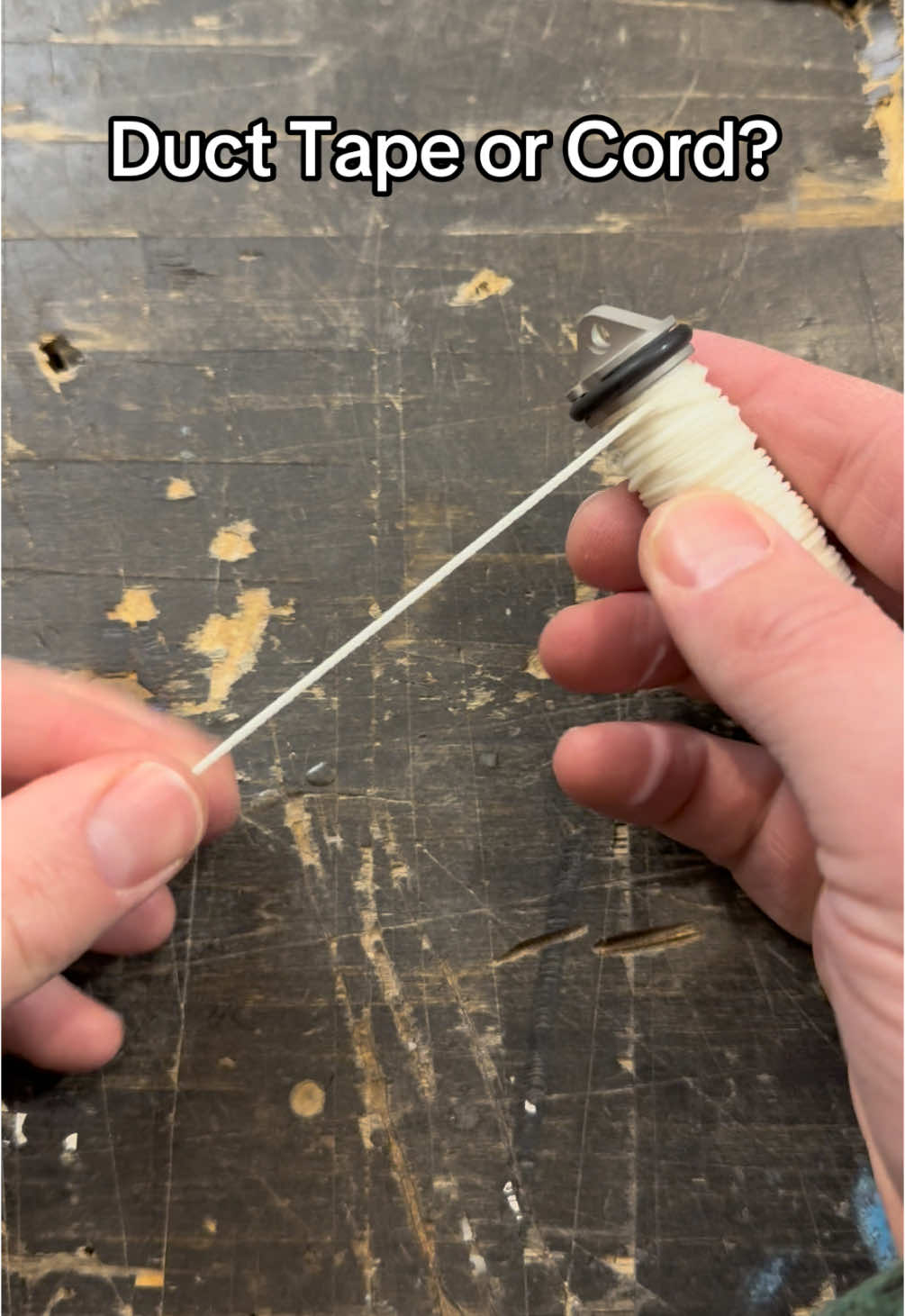 Are you spooling Duct Tape or Cord?  #gesrspool #ducttape #cord 