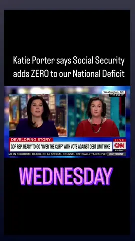 #katieporter #socialsecurity #funding #budget #lies 