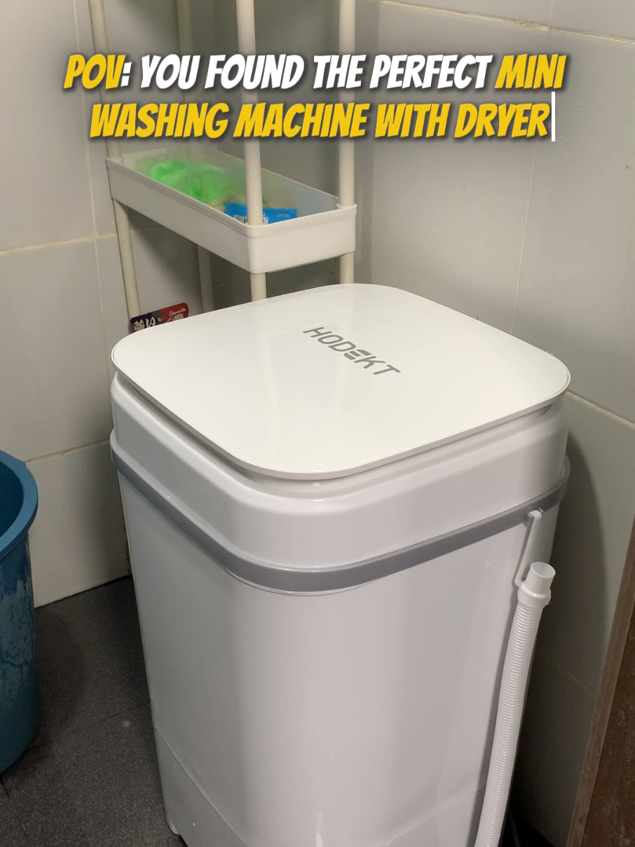 Mini Washing Machine 7.0kg of Hodekt 🖤🤍🩶 @hodektkitchen #portablewashingmachine #washingmachine #miniwashingmachine #hodektwashingmachine #washingmachinewithdryer #miniwashingmachinewithdryer 