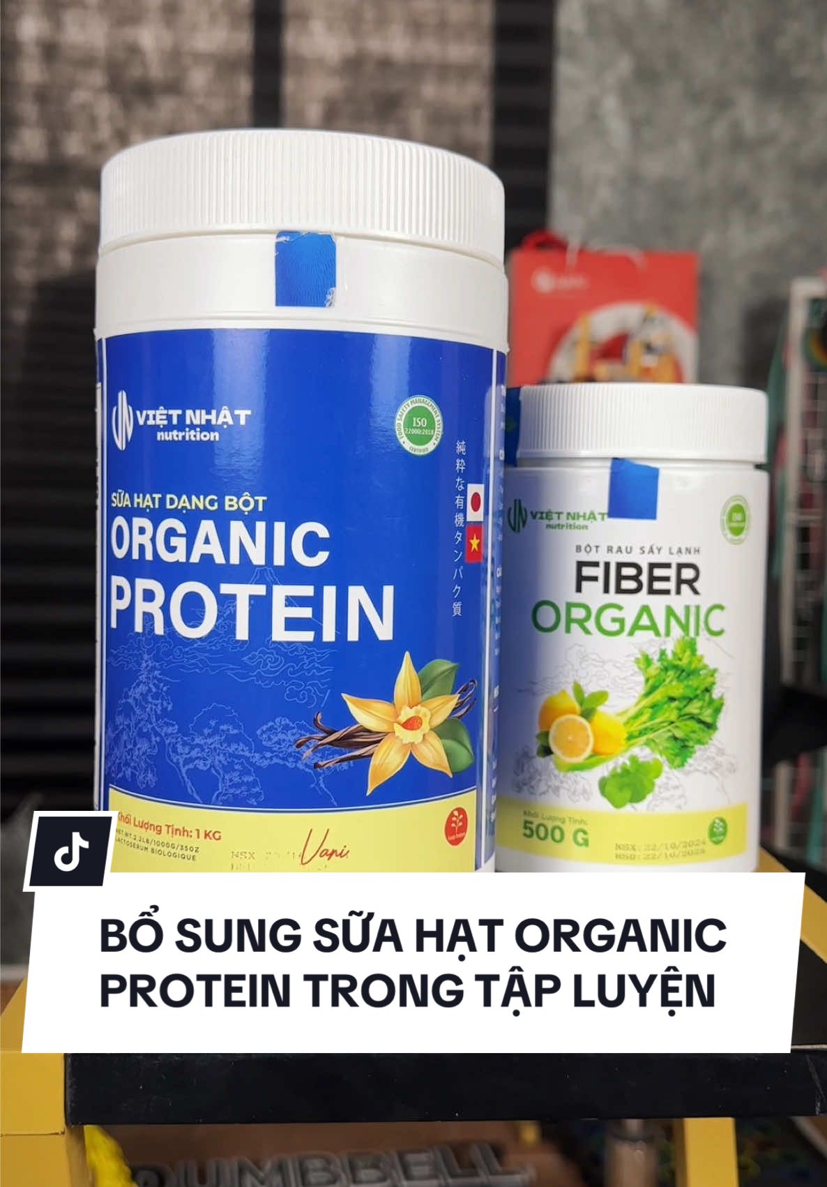 Trả lời @_hoa_🌺 tiêu BỔ SUNG SỮA HẠT ORGANIC PROTEIN TRONG TẬP LUYỆN #hoangdumbbell #gym #thethao #vattay #armwrestling #protein #organic 