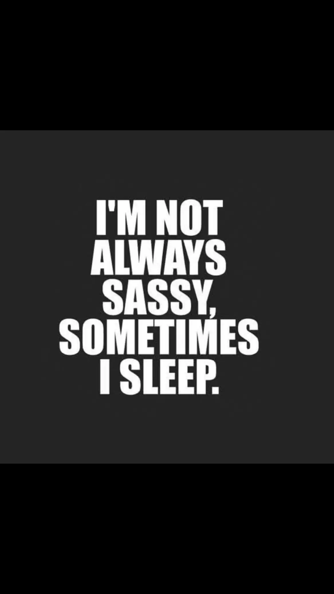 A girls got to sleep sometime 🤗😂 🤷🏻‍♀️ #funnytiktok #laugh #sassy #laughing #truestory #sorrynotsorry 
