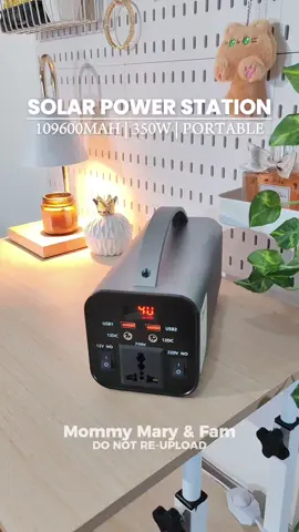 109600MAH Portable Power Station from Midoo 🔌⚡ Worth it na investment for our home! 💡 #portablepowerstation #portablepowerstationwithsolarpanel #minigenerator #powerstation #heavydutypowerbank #trending #viral #budolbymommymary 