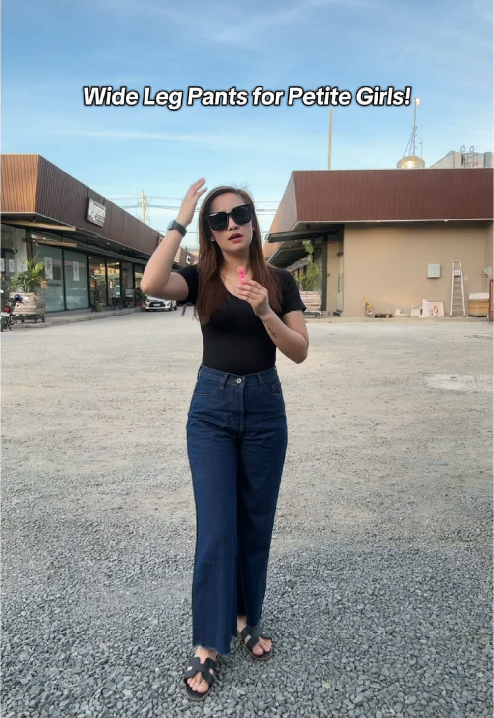 Fitcheck sa parking! 😅 #fitcheck #widelegpants #TiktokShopStyleItGirl #TiktokShopWomensWear 